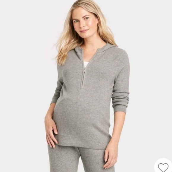 Womens maternity hooded nursing sweater size M NWT - Picture 3 of 3